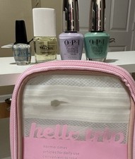 2 Opi Nail Polish infinite shine 2, File, Start To Finish, And Zipper Bag