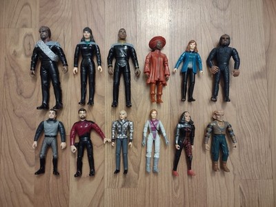 Star Trek - Vintage Konvolut 12 gemischte Spielzeuge!! Action Figuren 1997, 1996, 1992,1993