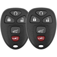 Key Fob Replacement Remote Set Chevy GMC Buick Cadillac 2007  2017 Keyless 2 Pack