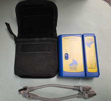 New-Open Box Data Shark Cable Tester RJ11  RJ45 Master  Remote PA70025 Tested