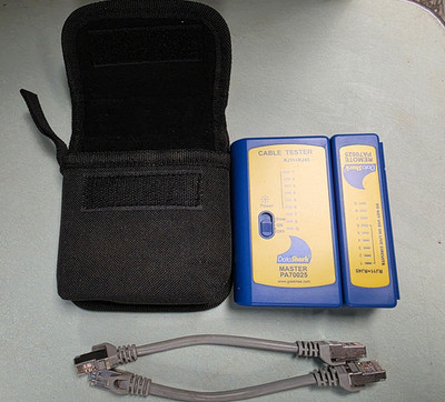 New-Open Box Data Shark Cable Tester RJ11 + RJ45 Master & Remote PA70025 Tested