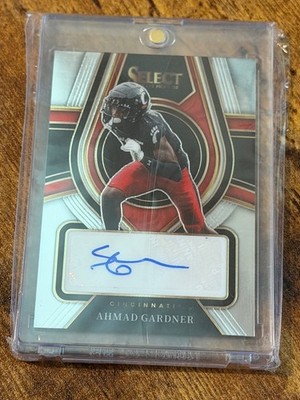 2022 Panini Select Draft Picks Ahmad Sauce Gardner Prizm RC Auto #RS-AGA