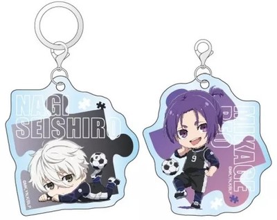 Seishirou Nagi Reo Mikage Acrylic Marker Charm Set BLUELOCK Collection