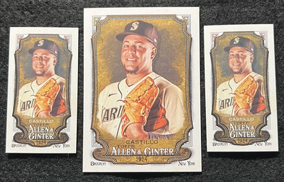 Lot Of 3 - 2024 Allen & Ginter - Luis Castillo -  #80  - A&G Mini/Mini/Base