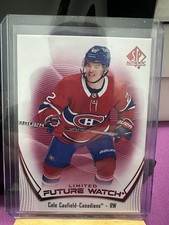 2021-22 SP Authentic Limited Future Watch Red COLE CAUFIELD #101