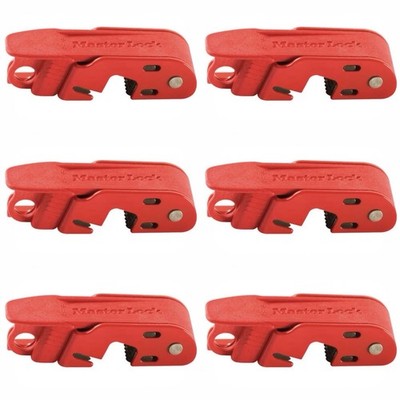 Master Lock 493B Grip Tight Circuit Breaker Lockout 6pk NEW