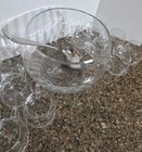 Godinger Shannon 14pc Optic Crystal Punch Bowl Set 10in w/ Ladle, 12 Cups — photo 8