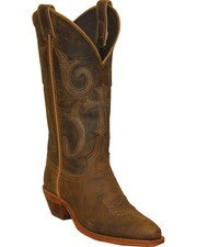 Abilene Boot Women's Western Cross Western Boot - Snip Toe - 9222