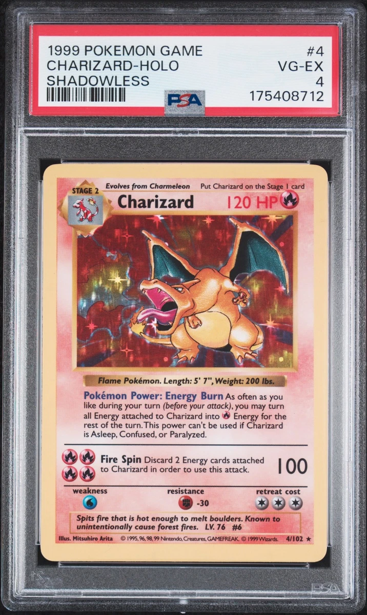 Shadowless Pokémon Charizard Individual Cards for sale - eBay