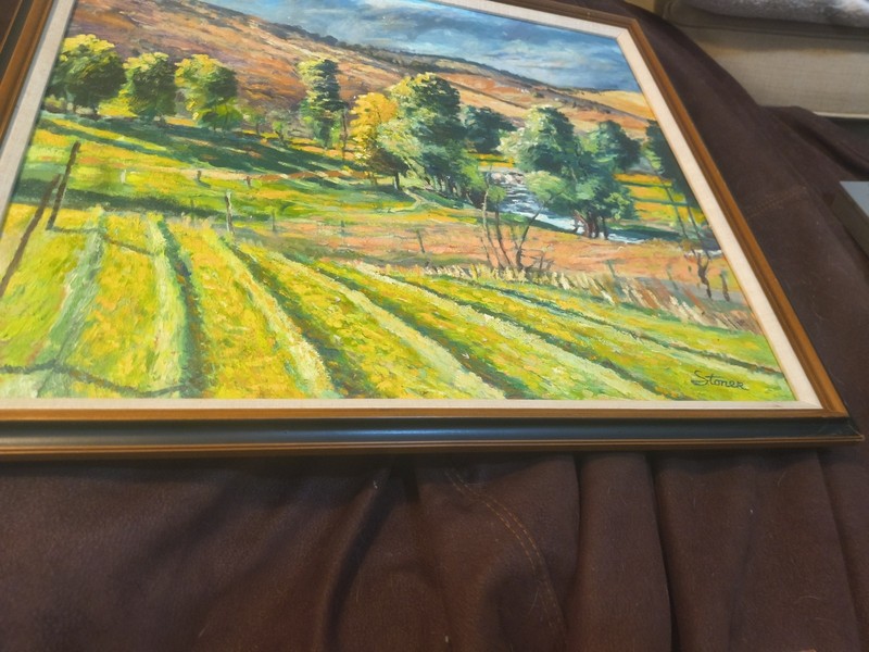 Original Oil Painting Artist Was Rick Stoner From Colorado Famous Artist.