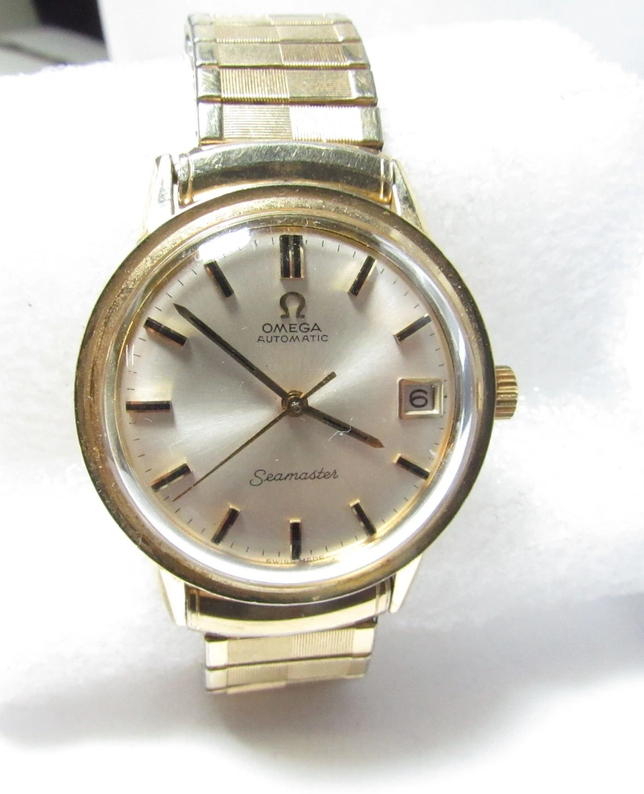 Omega — CLEAN VINTAGE OMEGA AUTOMATIC SEAMASTER 14K GOLD FILLED / RUNS