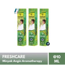 FRESHCARE Medicated Oil Eucalyptus Roll On Minyak Angin Aromatherapy Cold Flu 3X