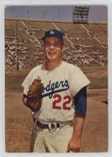1960 Morrell Franks Los Angeles Dodgers Red Heart Logo Johnny Podres