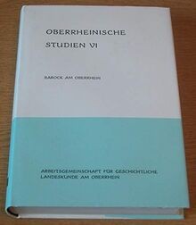 Barock am Oberrhein (Oberrheinische Studien) (German Edi... | Buch | Zustand gut