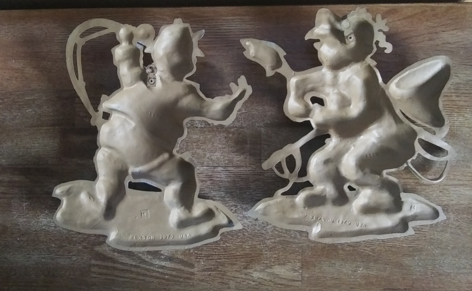 Vintage 1970 Sexton Fisherman Wall Plaques #1172 | eBay