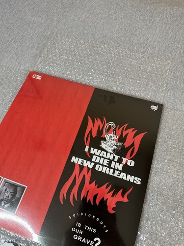 NEW Suicideboys - I WANT TO DIE IN NEW ORLEANS - Red / Black Split Color Vinyl - Picture 4 of 6