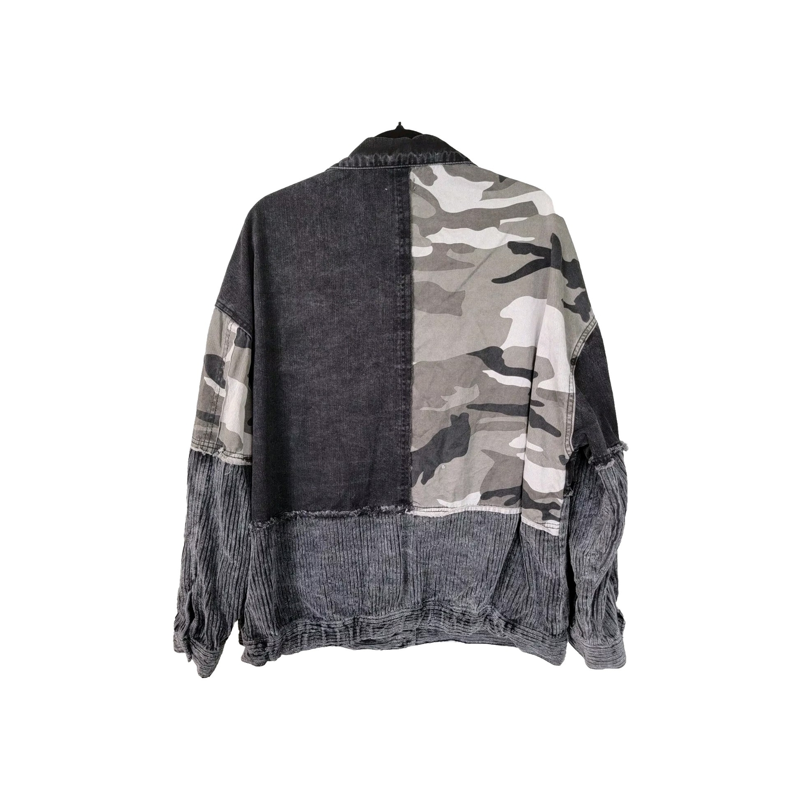 POL Patchwork Jacket Large Boho Lagenlook Gypsy C… - image 1