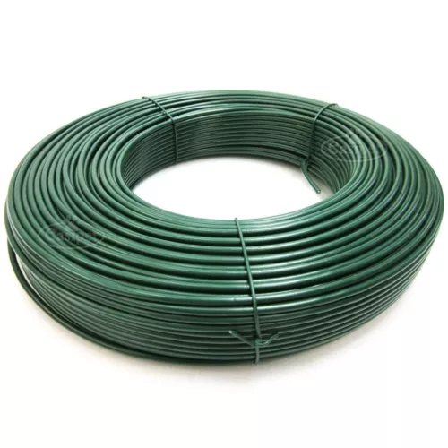 pvc coated tension straining line wire galvanised steel 100m x 3.1mm fencing image 1