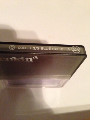 Filtre Photographique Cokin P024 Coef +2/3 Blue 82B - Pour Système Cokin, Occasion