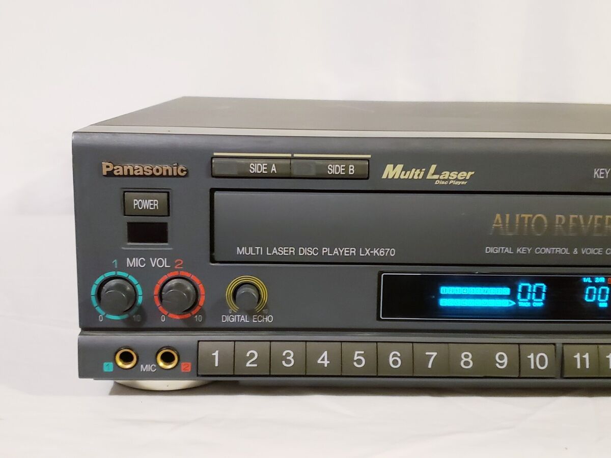PANASONIC LX-K670 Multi-Laserdisc Player Karaoke No Remote PANASONIC LX-K670 Multi-Laserdisc Player Karaoke No Remote