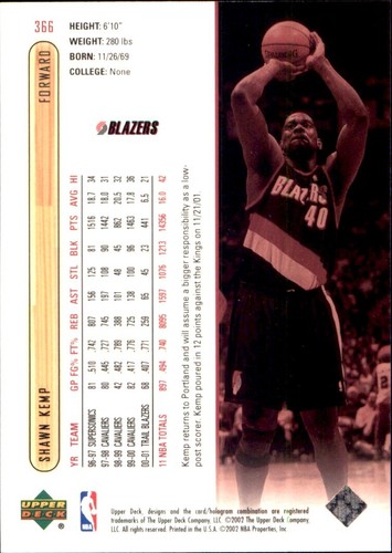 2001-02 Upper Deck 🏀 YOU PICK #2 - #437 🏀 NBA Cards SP RC Base Commons Stars - Photo 210 sur 238