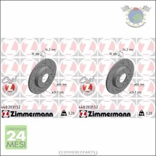 Kit 2x dischi freno Zimmermann SPORTIVO COAT Z Anteriore per CITROEN VISA SAXO C