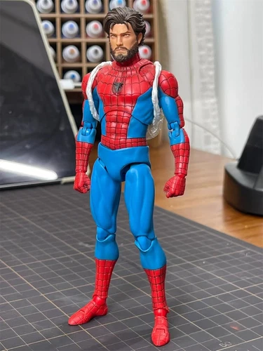 Figura de acción pintada 1/12 Ultimate Spider-Man Peter Head Sculpt Fit 6"" ML - Imagen 7 de 7