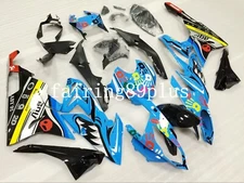 Blue Black Shark Palm ABS Injection Fairing Kit Fit for 2015 2016 S1000RR