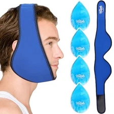 Hilph Face Ice Pack Wisdom Teeth Ice Pack Head Wrap Jaw Chin Ice Pack for Fac...