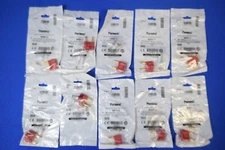 Pomona 4892-2 Double Banana Plug Stackable 15A Brass Gold Plated Red (Qty. 10)