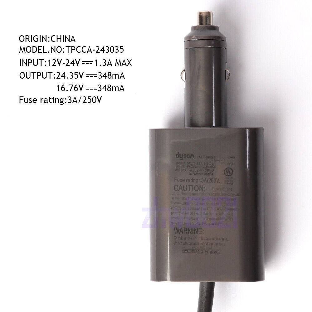 Dyson DC34/DC35/DC58/DC74 Vacuum Cleaner Car Charger DC44/DC45
