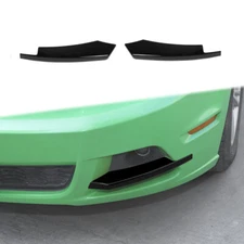 Black Car Front Fog Light Lower Lamp Eyebrow Cover For Ford Mustang 2010-2014