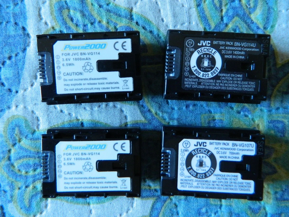 VINTRONS Li-ION Battery Pack Fits JVC BN-VM200, BN-VM200U, GZ-MC500U