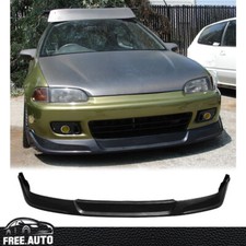 Front Bumper Lip For 92-95 Honda Civic Type Concept Pu Spoiler Kit Chin Splitter