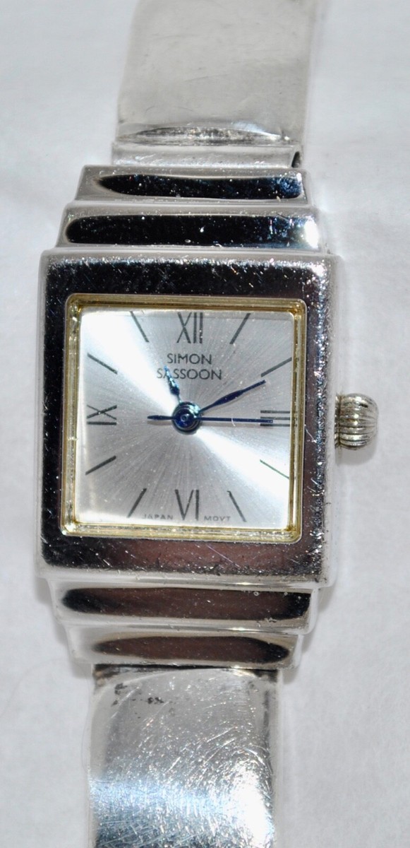 ヴィンテージsimon sassoon 腕時計スターリングシルバー
