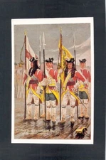 F5269 Military Uniforms 15th foot East Yorkshire Regt art postcard