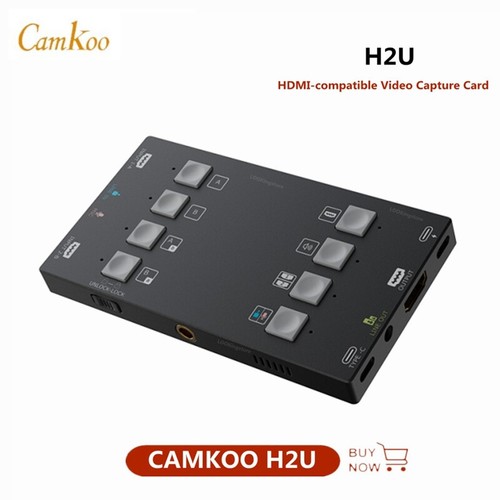 CAMKOO H2U 4K Dual HDMI-compatible Video Capture Card Recorder Fr Live Streaming - 第 1/6 張圖片
