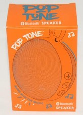 POP TONE - Vibrant Orange - Portable Bluetooth Speaker - Rechargeable BRAND NEW