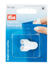 Galedi Pins Quilter's Finger Guard - Protezione regolabile in plastica bianca