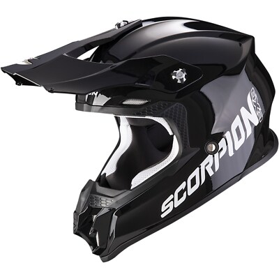 Scorpion Offroad Helm Gr. M VX-16 EVO Air Solid Crosshelm Off-Road schwarz