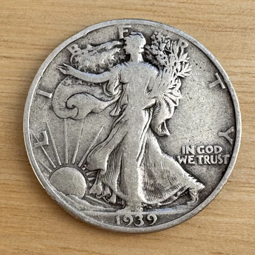 1939 Walking Liberty Half Dollar, Fine Grade