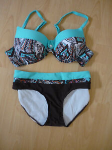 Damen Push Up Bikini Gr 44 46 Xxl Bademode Strand Gepolstert Schick Ovp Neu Ebay