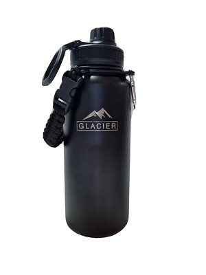 GLACIER Thermo Edelstahl Wasserbecher 1 Liter Vakuumisoliert BPA Frei