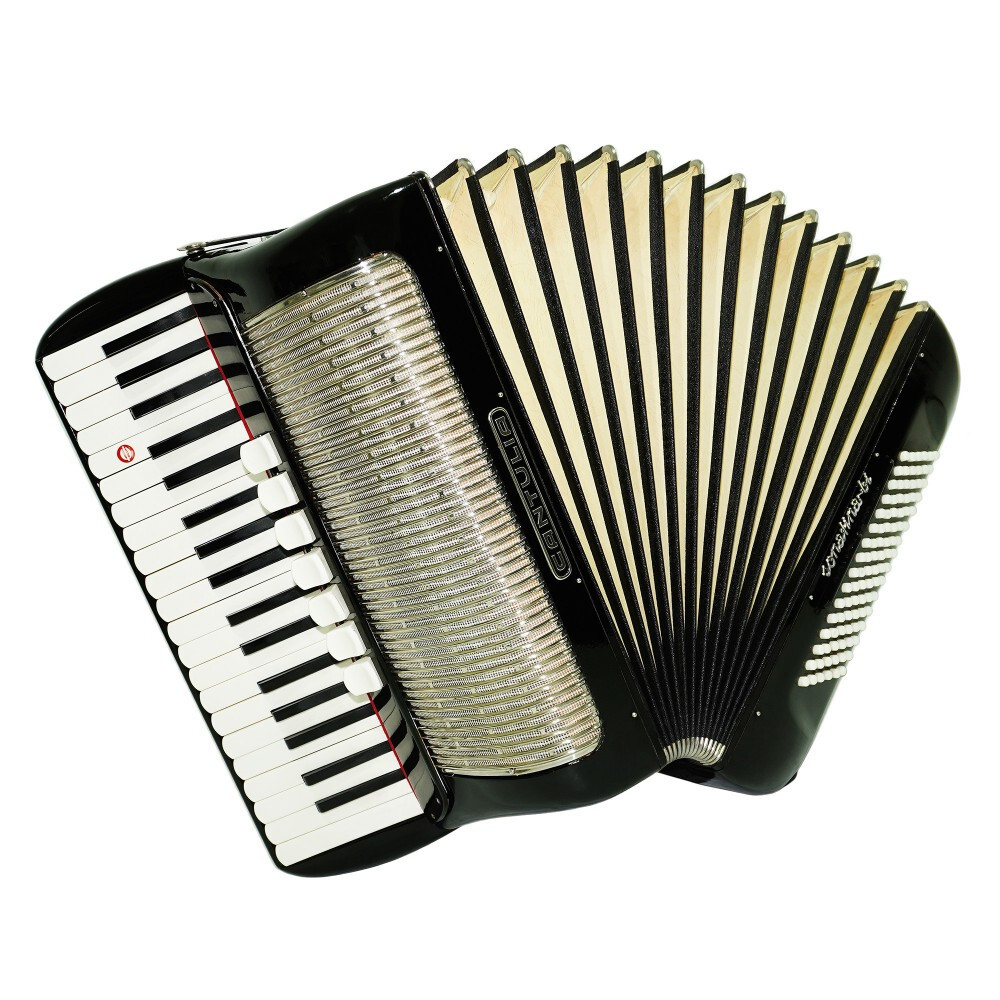 弦楽器 Bella Armonia MODELLI CONTROLATTIA A 3947 - Black Zero Sette Chromatic Button Accordion C System