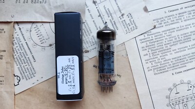 6F3P (ECL82, 6BM8) TESTED/ NOS / GOLD GRID / TRIODE PENTODE / (USA Seller)