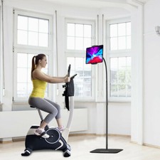 Aluminum Mount Adjust Gooseneck Floor Stand Holder For iPad Pro Air Samsung Tab