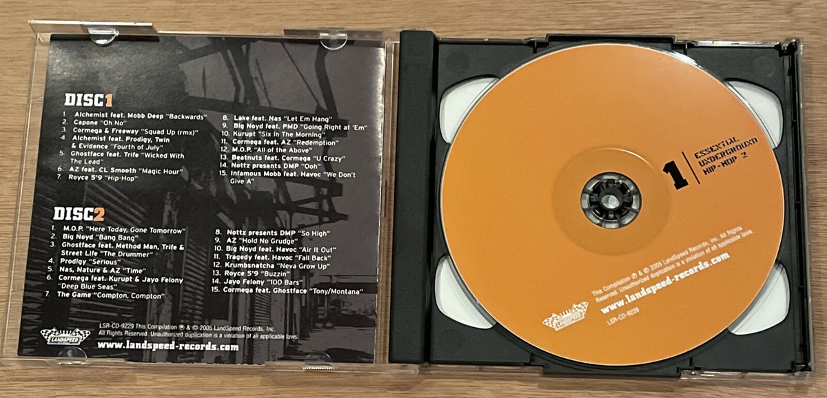 送料込み 内容濃いめ underground hiphop 50枚まとめて Essential Hip Hop 8(品) 8 Essential hip-hop albums of summer/fall