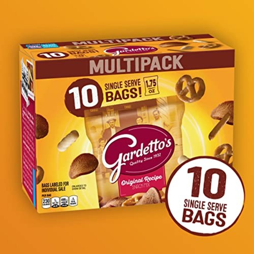 Gardetto's Snack Mix Original Recipe Single Serve Bags Multipack 10 Ct 17.5 oz - Foto 3 di 9