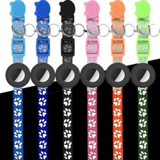 For Airtag Tracker Protective Sleeve Collar Cat Dog Positioning Training Collar