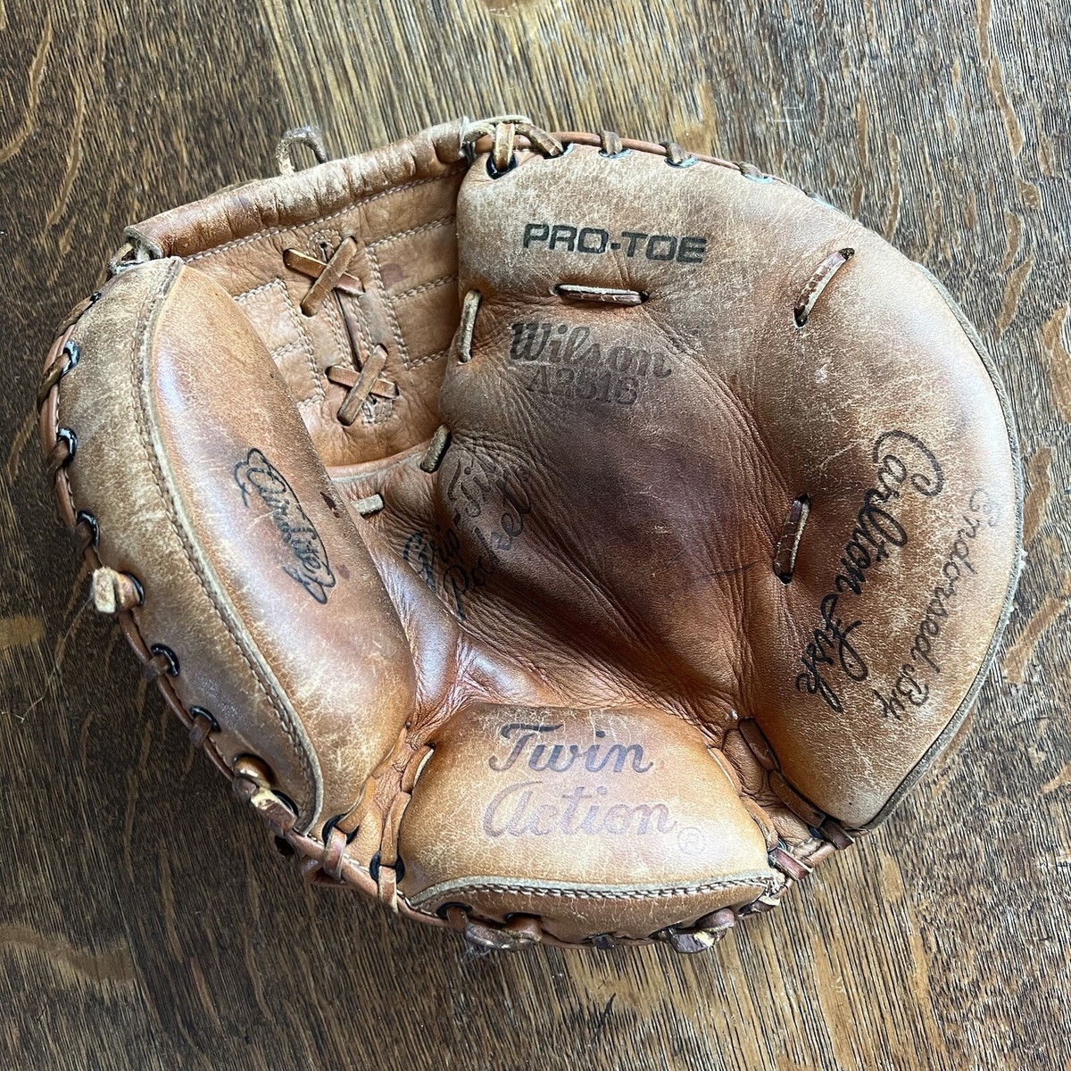Vintage Wilson Catchers Mitt A2516 Right Hand Throw Leather | eBay